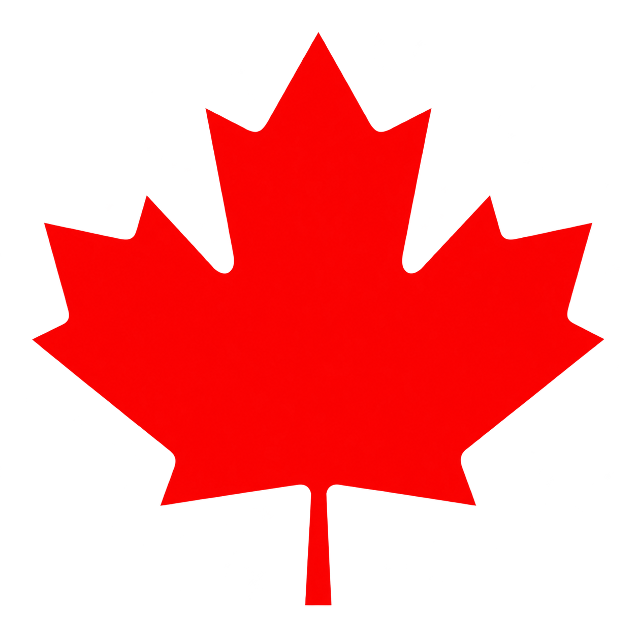 Canadian maple leaf